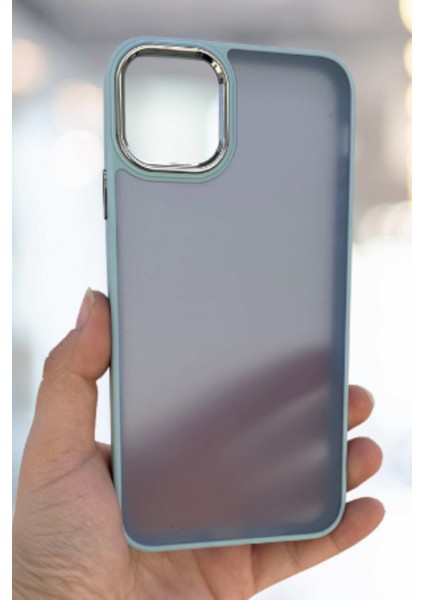 Buzlu Kamera Çıkıntılı Silikon iPhone 13 Pro Max Kılıf