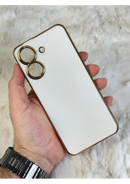 Gold Kenarlı Silikon Redmi 13C Kılıf