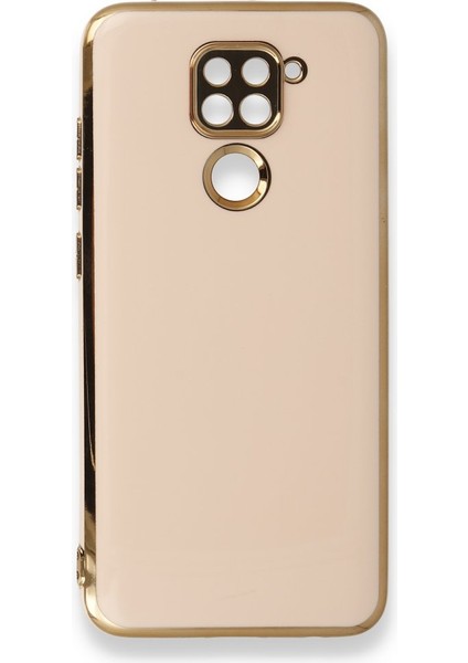 Gold Kenarlı Silikon Redmi Note 9 Kılıf