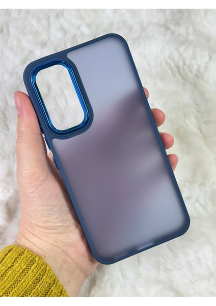 Buzlu Kamera Çıkıntılı Silikon A54 Kılıf