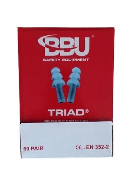 Safety Equipment Kulak Tıkacı Ep 600 Triad 25,7 Db 50 Çift