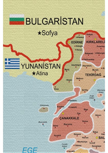 - Duvar Örtüsü Detaylı Güncel Türkiye Haritası Kaliteli Kanvas Duvar HALISI-4046 fırsatları