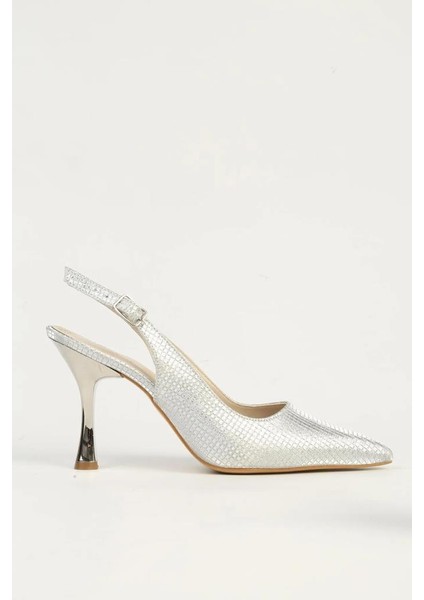 54543 Kadın Abiye Stiletto Ayakkabı