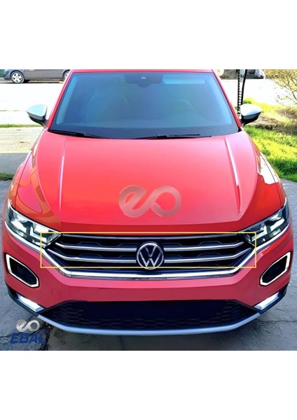 Vw T-Roc Krom Ön Panjur 4 Parça 2017-2021 Model arası uyumlu Paslanmaz Çelik fiyatları