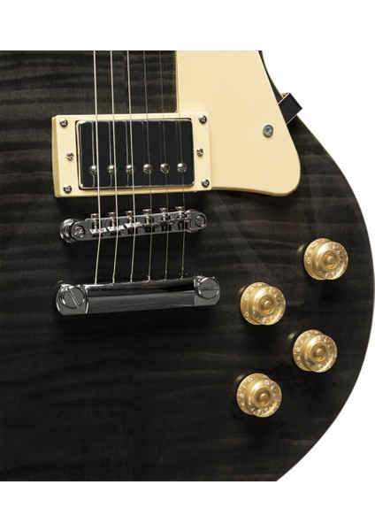 Les Paul Elektro Gitar Sel-Dlx Tr Blk