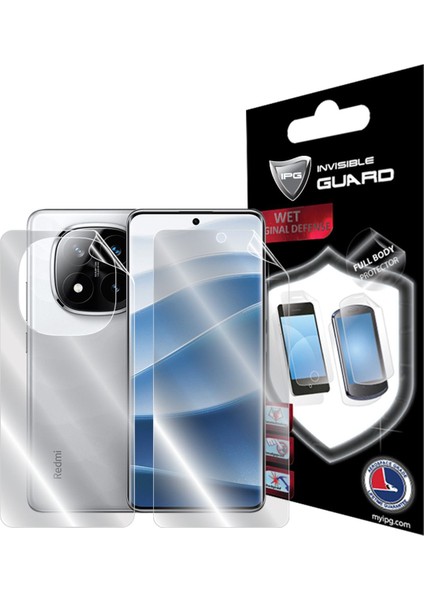 Xiaomi Redmi Note 14 Pro + Plus Için Ipg Hydrogel Tam Kaplama (Ekran ve Arka Koruma)