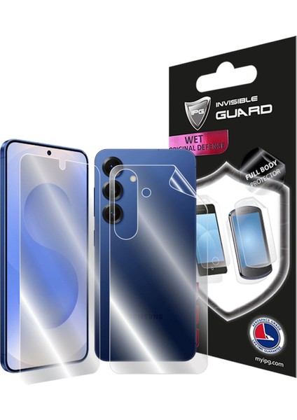 Samsung Galaxy S25 Için Ipg Hydrogel Tam Kaplama (Ekran ve Arka Koruma)