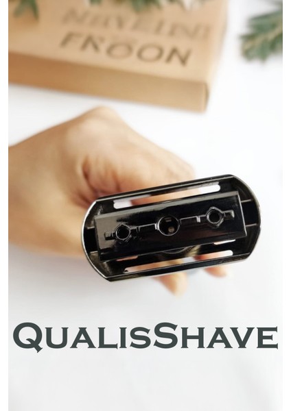 Q17 Ayarlanabilir Full Metal Tıraş Makinesi + 5 Adet Yaprak Jilet