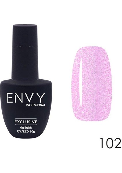 Kalıcı Oje Exclusive Seri Parıltılı Şeker Pembe Nude 10GR NO:102