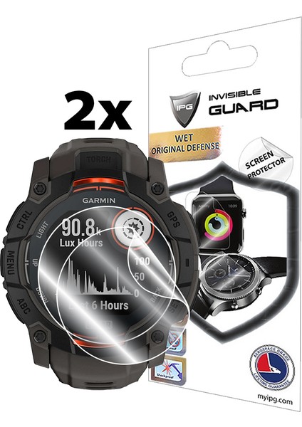 Garmın Instinct 3 – 50 mm ile Uyumlu Ipg Hydrogel Ekran Koruyucu (2 Adet) fiyatları