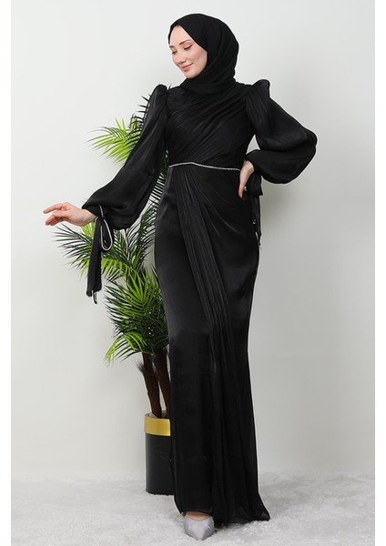 Idil Tesettür Abiye Siyah fırsatları