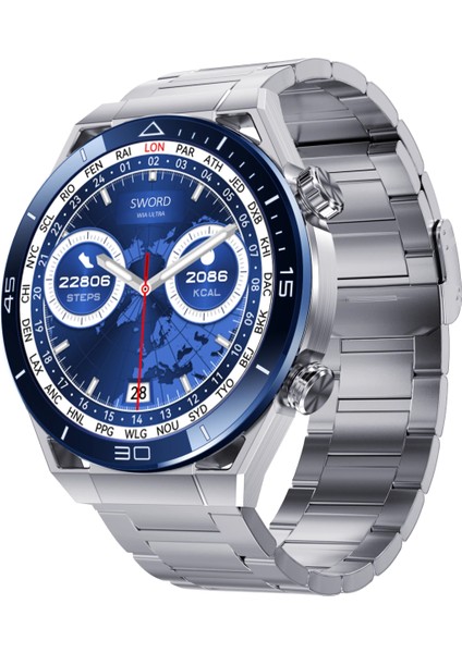 Sword Sw- Wia Ultra Akıllı Saat 2 Kordonlu (Sesli Görüşme)