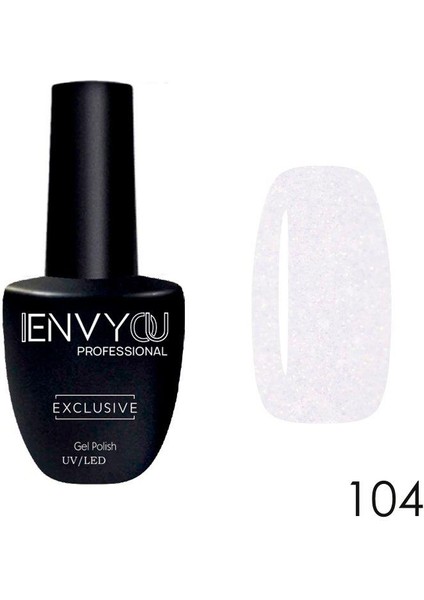 Kalıcı Oje Exclusive Seri Işıltılı Inci Beyaz 15GR NO:104