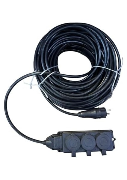 3 Lü Kauçuk Seyyar Uzatma Kablosu 20 Metre 3x2.5 mm fiyatları