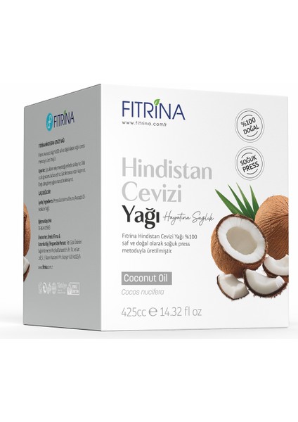 Hindistan Cevizi Yağı 425 cc