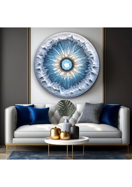 Kristal Sanatsal Yuvarlak Cam Tablo fiyatları