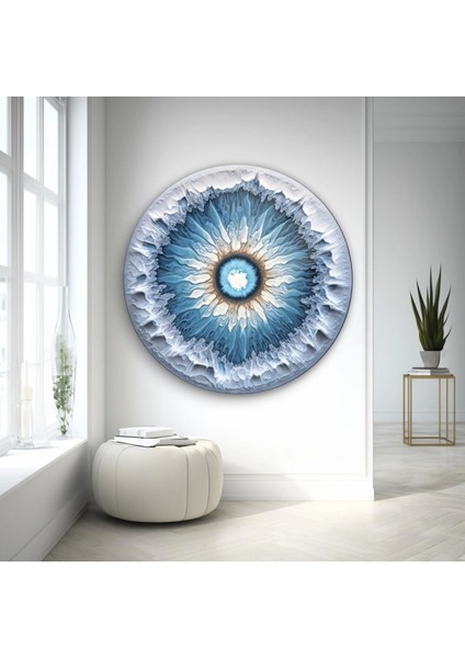 Kristal Sanatsal Yuvarlak Cam Tablo fırsatları