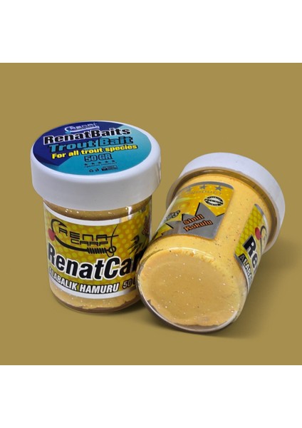 Bait Yeni Üretim Alabalık Hamuru Peynir Kokulu Yüzen 50 gr - Sarı