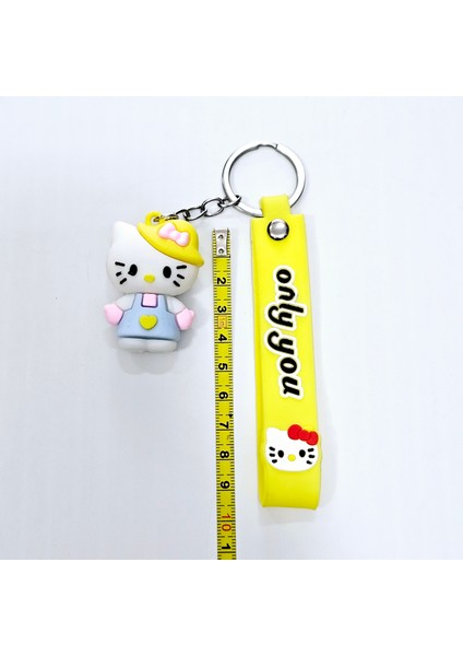 Anahtarlık Aksessuar 3D Hello Kitty Silokon Anahtarlık Hello Kitty