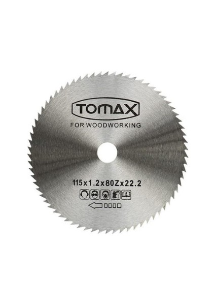 Ağaç Daire Testeresi Elmassız 115X1.2X80ZX22.2