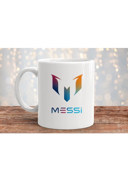 Futbolcu Messi Baskılı Hediyelik Porselen Kupa Bardak fiyatları