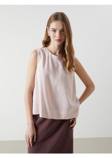 Lcw Vision Bisiklet Yaka Kadın Bluz