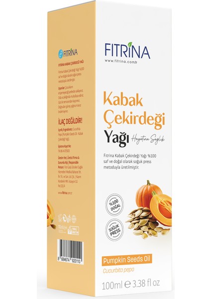 Kabak Çekirdeği Yağı 100 ml