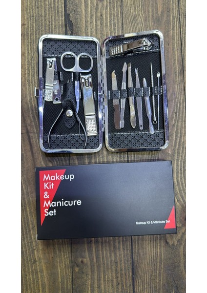 12 Parça Profesyonel Büyük Boy Manikür Seti