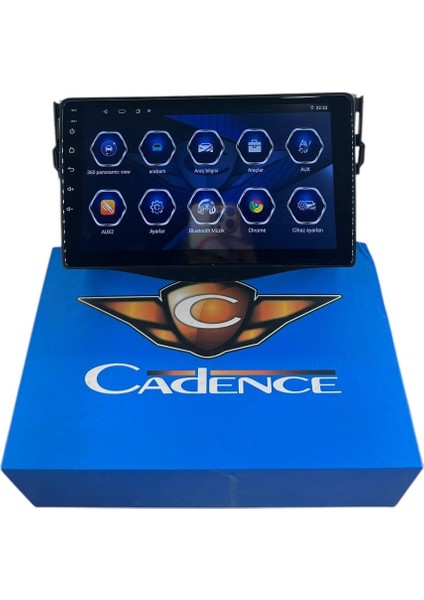 Rav4 2007-2012 Cadence 6-128 (Sim Kartlı) 360 Cam Destekli Pro Oem Multimedia