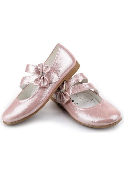 Ortaç 2082 Kız Çocuk Balerin Fiyonk Cırtlı Rugan Babet Ayakkabı fiyatları