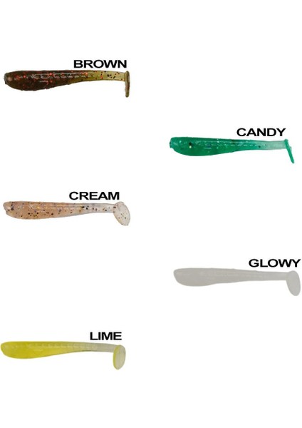 Baby Rock Fish 3.5cm Lrf Silikon Suni Yem 20AD modelleri