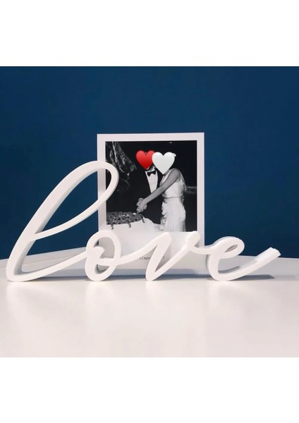 Dekoratif "love" Yazısı Fotoraflık