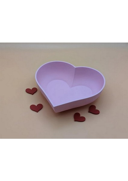 Kalp Şeklinde Pembe Kutu