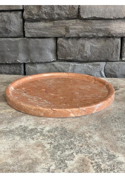 Gül Pembesi Mermer Tepsi 26X3 fiyatları