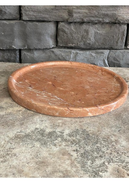 Gül Pembesi Mermer Tepsi 26X3 indirimleri