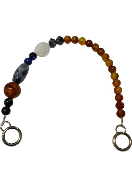 Akrilik Taşlı Boncuklu Çanta Sapı 46 cm XS46