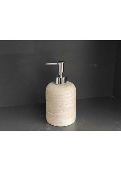 Traverten Doğal Taş Sıvı Sabunluk