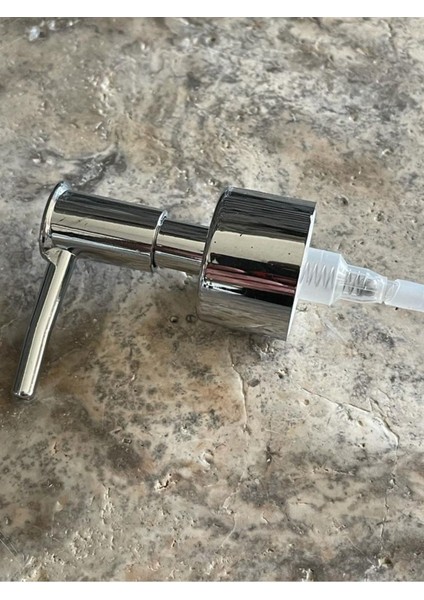 Gümüş Rengi Mermer Sıvı Sabunluk Pompası modelleri