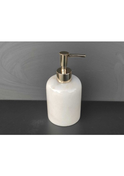 Beyaz Mermer Sıvı Sabunluk