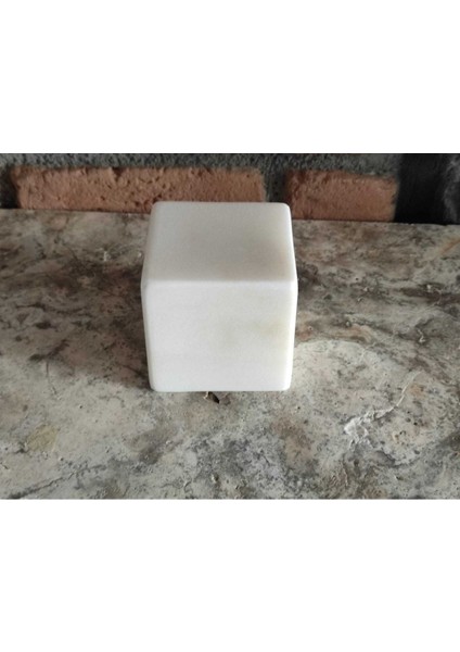 Silinmiş ve Cilalı Mermer Küp Taş 8X8X8