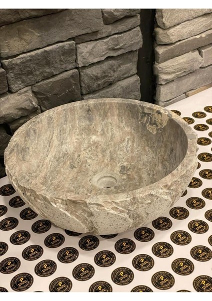 Doğal Taş Silver Traverten Patlatma Modelli 41X41X14