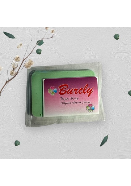 Kağıt Sabun 1 Paket 50 Yaprak