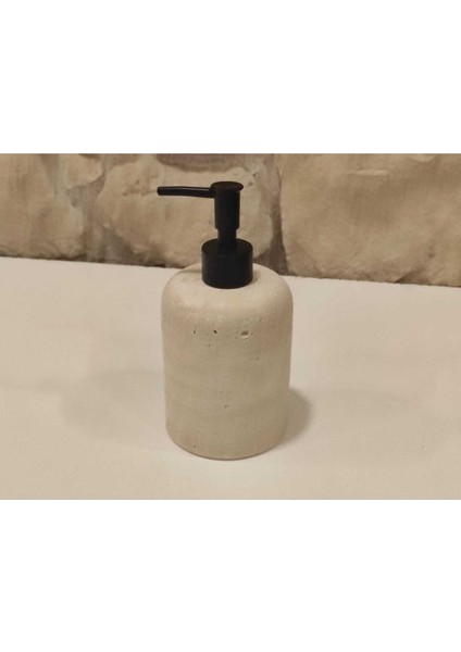 Traverten Doğal Taş Sıvı Sabunluk Mat Siyah Pompalı fiyatları