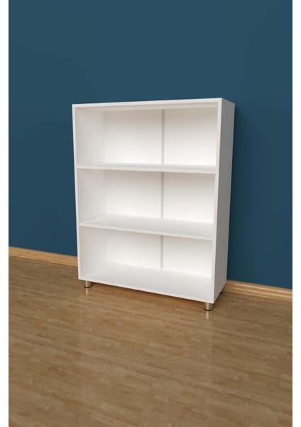 Çok Amaçlı Ofis Dolabı, Dosya Dolabı, Kitaplık 3G-007-AD-BEYAZ/90x35x116h