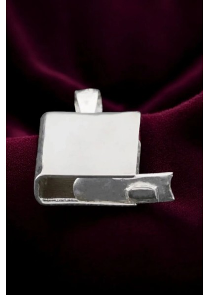 925 Ayar Gümüş Düz Gümüş Cevşen Muska Kabı Kolye fiyatları