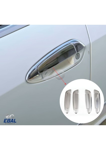 Fiat Linea Krom Kapı Kolu 4 Kapı 8 Parça 2007 Üzeri Paslanmaz Çelik modelleri