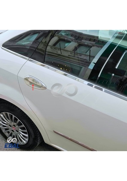 Fiat Linea Krom Kapı Kolu 4 Kapı 8 Parça 2007 Üzeri Paslanmaz Çelik fiyatları