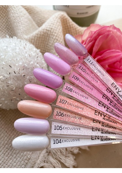 Kalıcı Oje Exclusive Seri Parıltılı Menekşe Nude 10GR NO:108