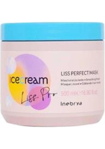 Tekli Ürün Ice Cream Liss Pro Pürüzsüzleştirici Saç Maskesi 500ML EVAÜRÜN10066