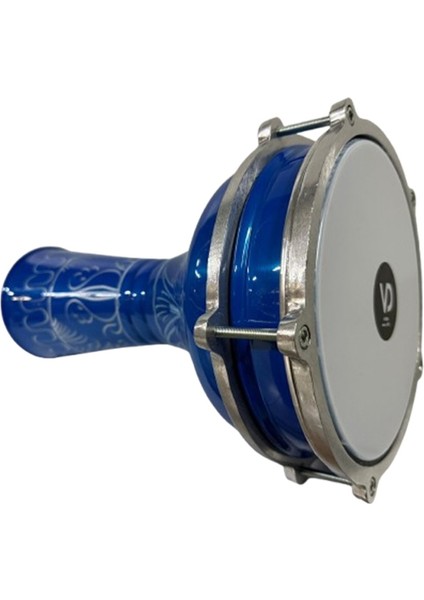 Darbuka 5 Numara Mavi Erzincan İşleme